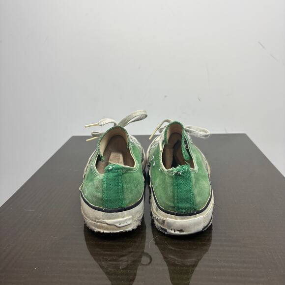 Vintage 80s Converse Low Shoes Sneakers Green Men\'s Size 6 Distressed main image 10